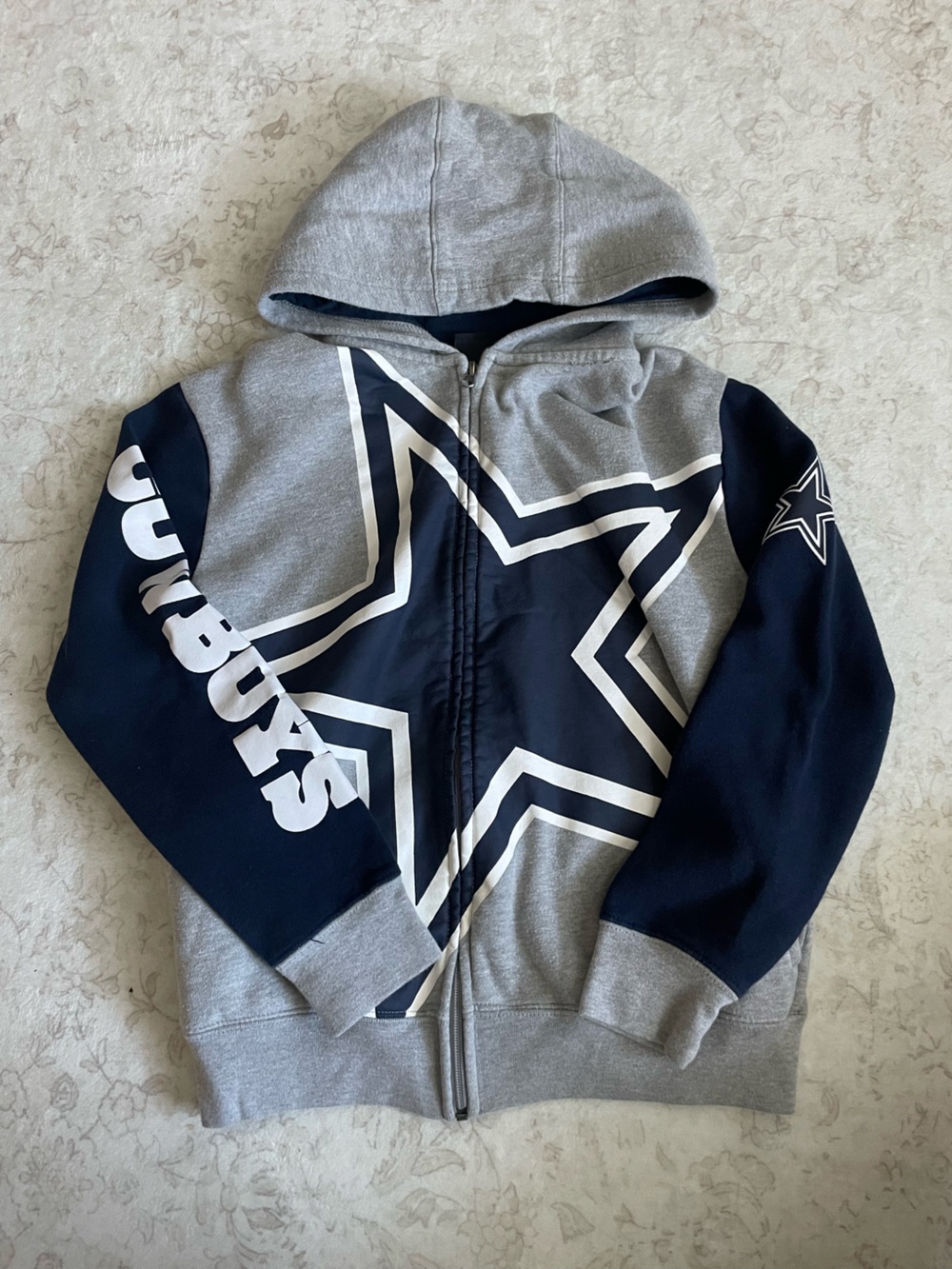 NFL Kids Dallas Cowboys Zip Up Hooded Sweatshirt